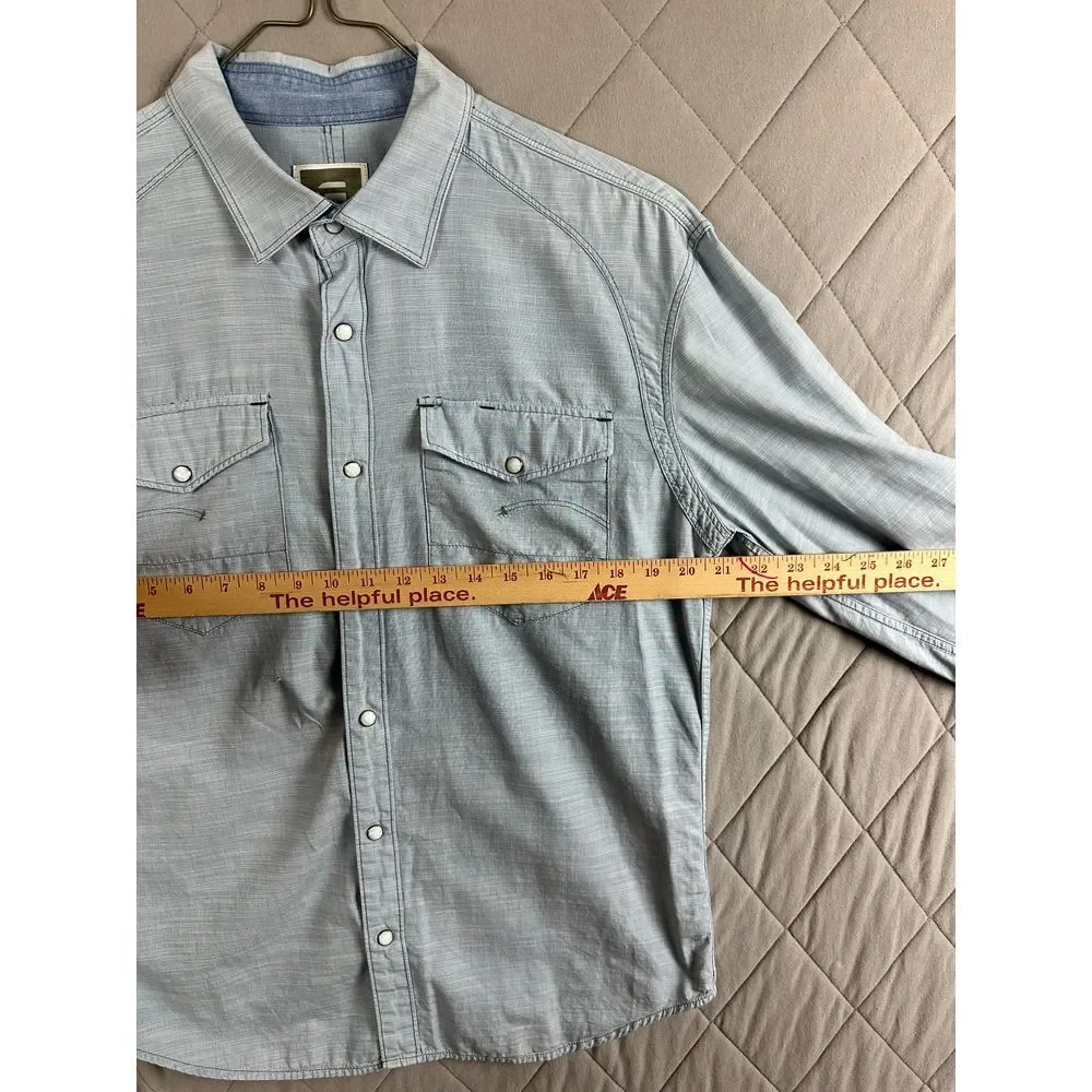 G-Star Raw Button‎ Up Men's Large Long Sleeve